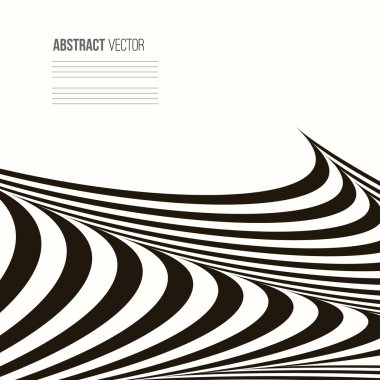 Dalgalı vektör arka plan. Soyut geometrik desenli.