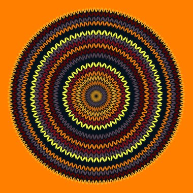 tarzı daire basit renkli vektör iğne işi arka plan, süsleme