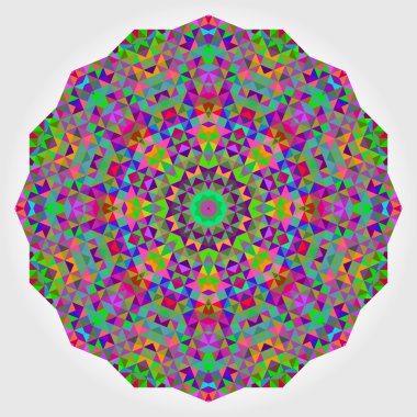 soyut renkli daire zemin. geometrik vektör mandala. MOS