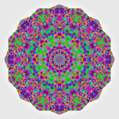 soyut renkli daire zemin. geometrik vektör mandala. MOS