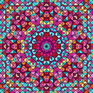 soyut renkli dijital dekoratif çiçek yıldız. geometrik kontrast hat trendy afiş. mavi pembe kırmızı mavi yeşil rengi artistik zemin