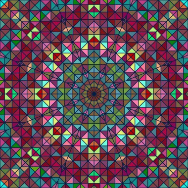 soyut renkli dijital dekoratif çiçek yıldız. geometrik kontrast hat trendy afiş. mavi pembe kırmızı mavi yeşil rengi artistik zemin