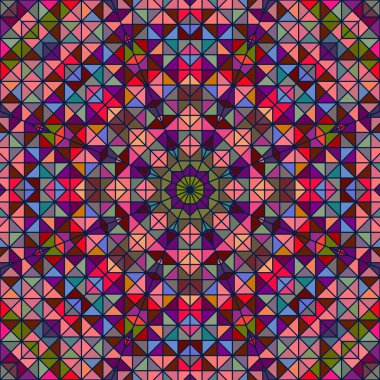 soyut renkli dijital dekoratif çiçek yıldız. geometrik kontrast hat trendy afiş. mavi pembe kırmızı mavi yeşil rengi artistik zemin