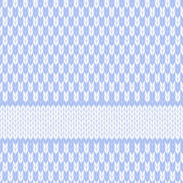 Motif tricoté sans couture — Image vectorielle