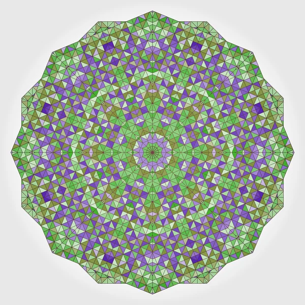 Résumé fond de cercle coloré. Mandala vecteur géométrique. Mousses — Image vectorielle