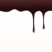 Melted chocolate dripping. — Stock Vector © HelenStock #22961964