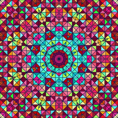 soyut renkli dijital dekoratif çiçek yıldız. geometrik Devamı