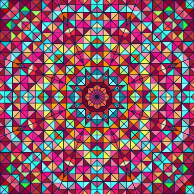 soyut renkli dijital dekoratif çiçek. geometrik kontrast 