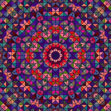 soyut renkli dijital dekoratif çiçek yıldız. geometrik Devamı