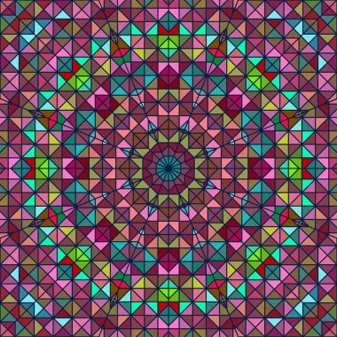 soyut renkli dijital dekoratif çiçek yıldız. geometrik Devamı