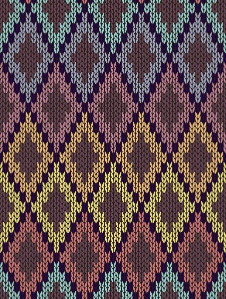 Fond textile léger sans couture pour bébé de couleur tricoté Gin de laine — Image vectorielle