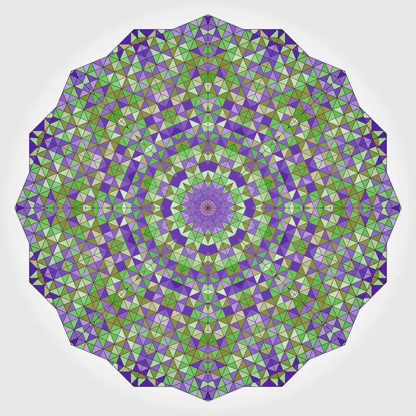 Abstrakt Digital Multicolor geometriska blomma — Stock vektor