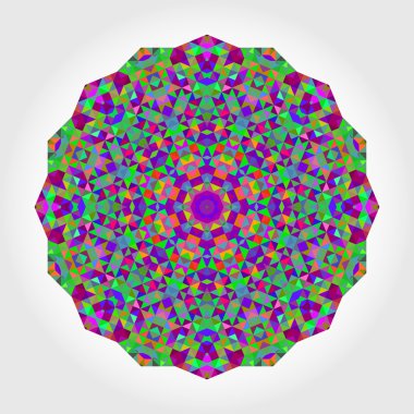 Abstract Flower. Creative Colorful style wheel. Abstract 