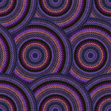 seamless çok renkli etnik geometrik örgü modeli. Stil circ