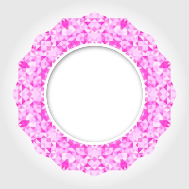 Modern geometrik daireler soyut tasarım