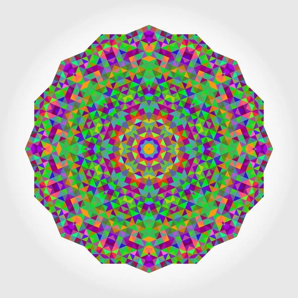 Абстрактна квітка. Креативне колесо в барвистому стилі. Анотація — стокове фото