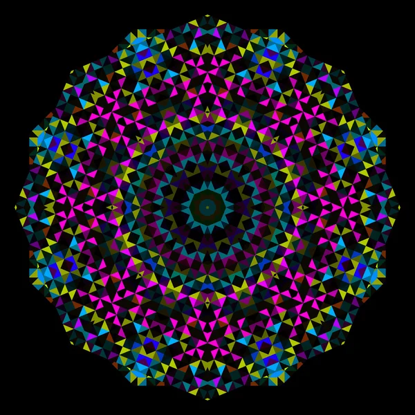 Абстрактный цветок. Креативный красочный стиль колеса. Цианский маг — стоковое фото