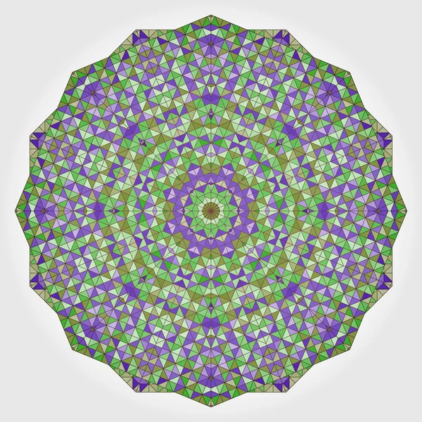 Fondo de círculo colorido abstracto. Mandala geométrico. Mos — Foto de Stock