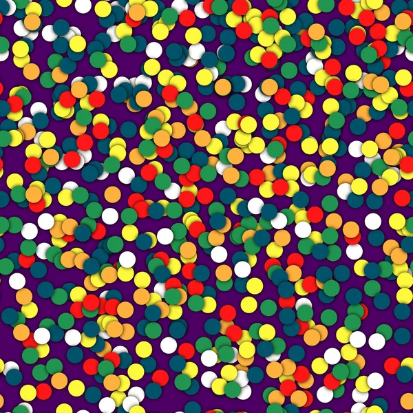 Seamless Pattern of Realistic Colorful Confetti. Celebration Hol — Stock Photo, Image