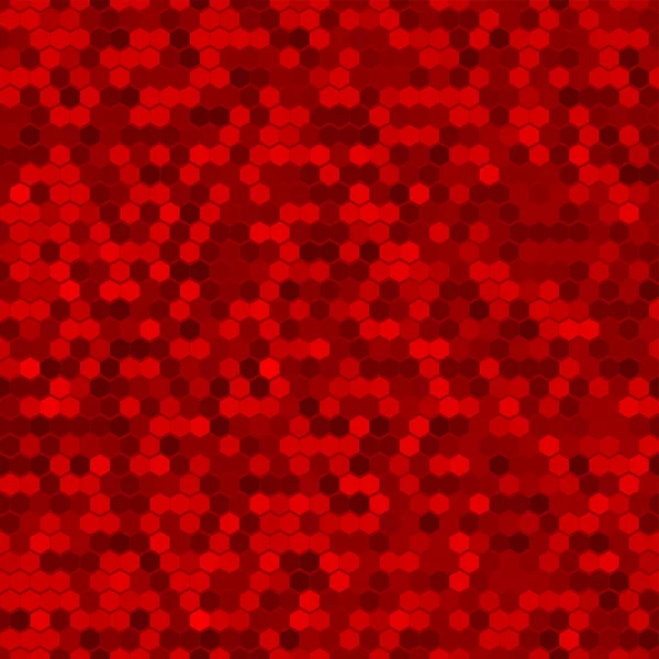 Patrón de celda vectorial inconsútil rojo abstracto — Archivo Imágenes Vectoriales