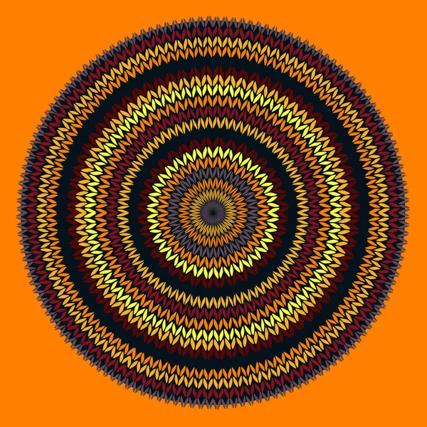 Stijl cirkel eenvoudige kleur vector naaldwerk achtergrond, ornament — Stockvector