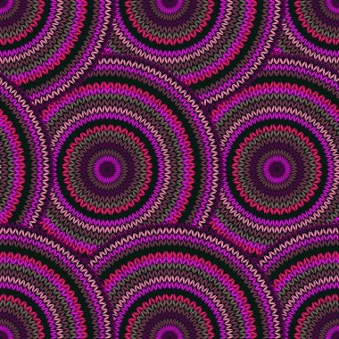 seamless çok renkli etnik geometrik örgü modeli. Stil circ
