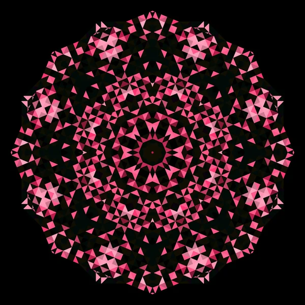 Streszczenie kwiat Digital geometryczne Multicolor — Wektor stockowy