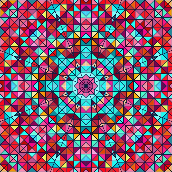 Abstract Colorful Digital Decorative Flower. Geometric Contrast