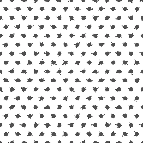 Naadloze Black and White Pattern. Polka Dot textuur. Stijlvolle mode Print — Stockvector