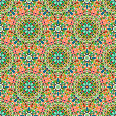 Süs Seamless modeli. Soyut geometrik vektör Backgro