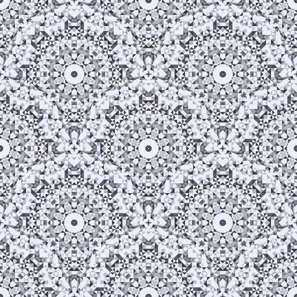 Абстрактный бесшовный черно-белый геометрический векторный рисунок — стоковый вектор