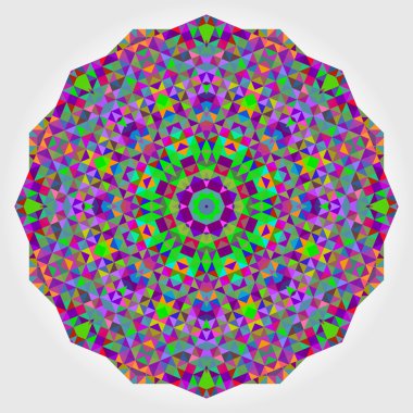 soyut renkli daire zemin. geometrik vektör mandala. MOS