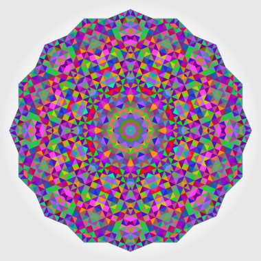 soyut renkli daire zemin. geometrik vektör mandala. MOS