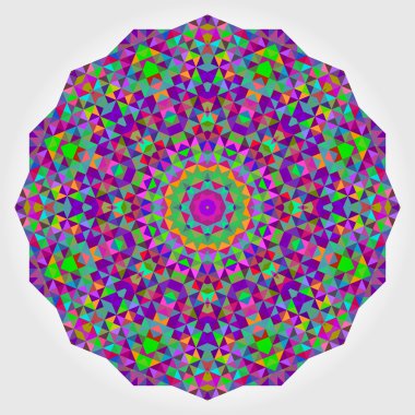 soyut renkli daire zemin. geometrik vektör mandala. MOS