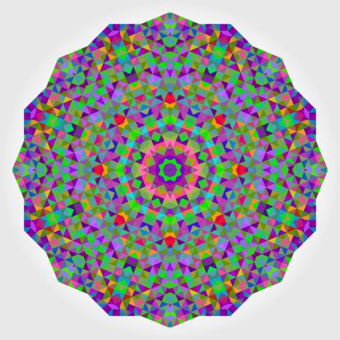 soyut renkli daire zemin. geometrik vektör mandala. MOS