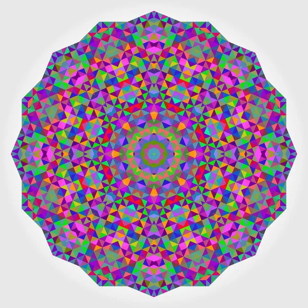 Abstrakt färgglada cirklar bakgrund. geometriska vektorn mandala. Mos — Stock vektor