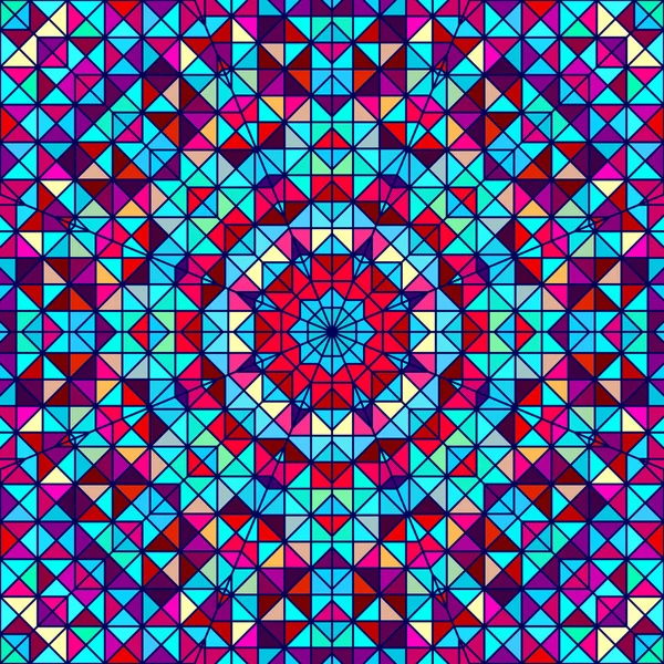 Abstract colorat Digital Decorative Flower — Vector de stoc