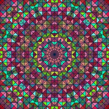 soyut renkli dijital dekoratif çiçek yıldız. geometrik Devamı