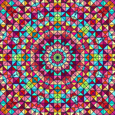 soyut renkli dijital dekoratif çiçek. geometrik kontrast 