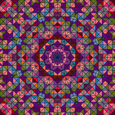 soyut renkli dijital dekoratif çiçek. geometrik kontrast 