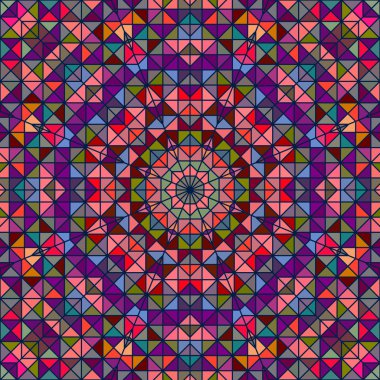 soyut renkli dijital dekoratif çiçek yıldız. geometrik Devamı