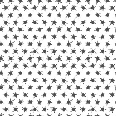 Sorunsuz siyah-beyaz desen. Polka Dot doku. Şık moda Yazdır