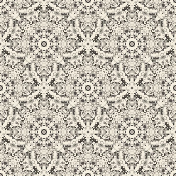 Patrón de vectores geométricos de color blanco y negro sin costura abstracto — Archivo Imágenes Vectoriales