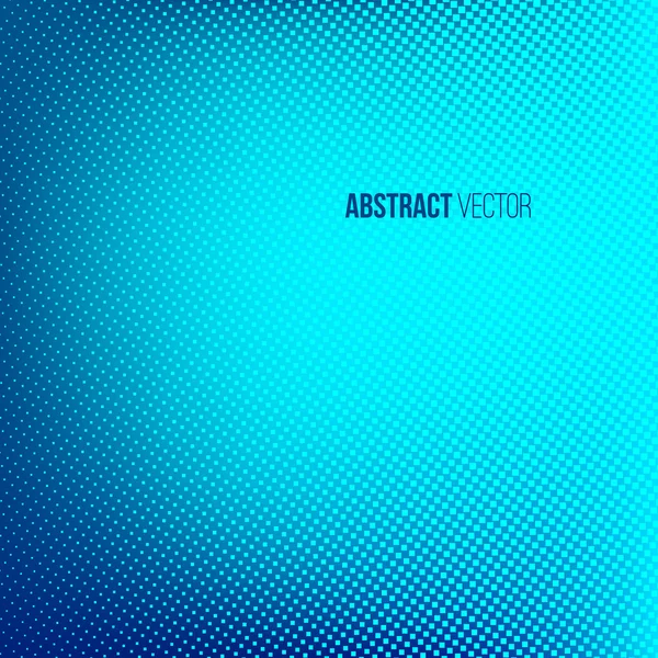 Halftone achtergrond. Blauw en turquoise abstract gevlekte patroon — Stockvector