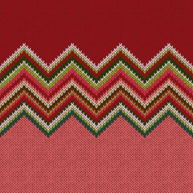 Seamless Noel geometrik örgü modeli