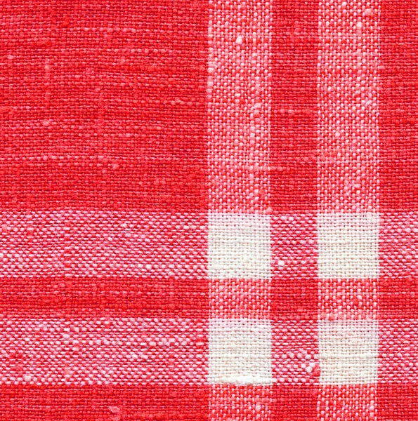 Canvas Texture. Red and White Color — Stock Photo, Image