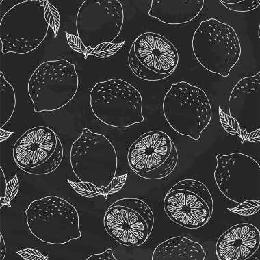 Sorunsuz limon kara tahta arka plan