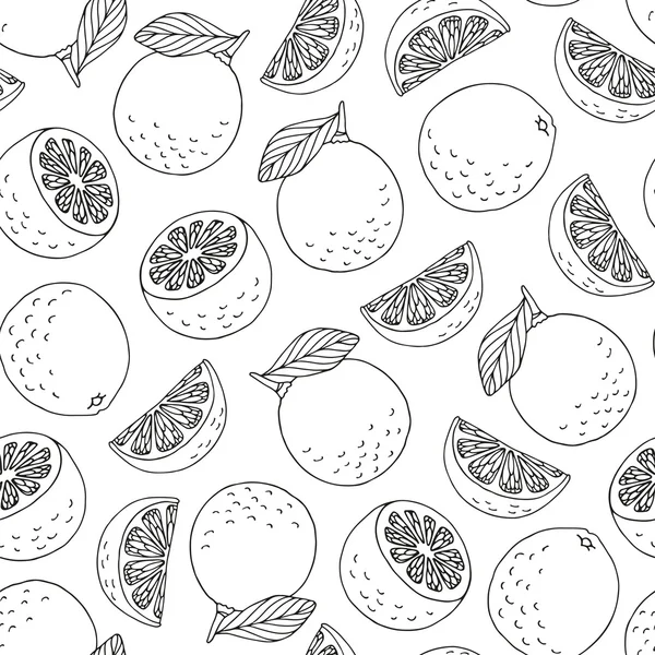 Seamless pattern with lime — Stock Vector