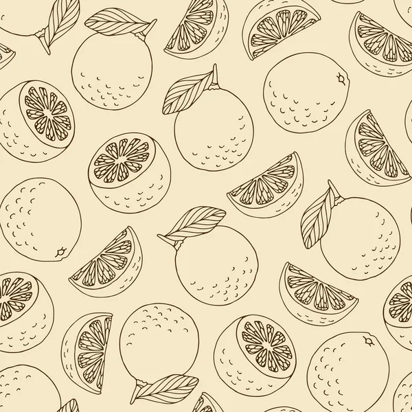 Seamless vector lime pattern — Stock Vector