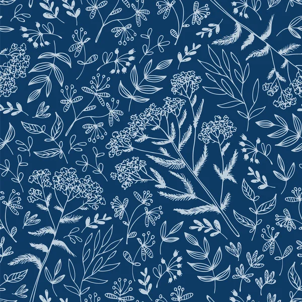 Sorunsuz vektör çiçek deseni